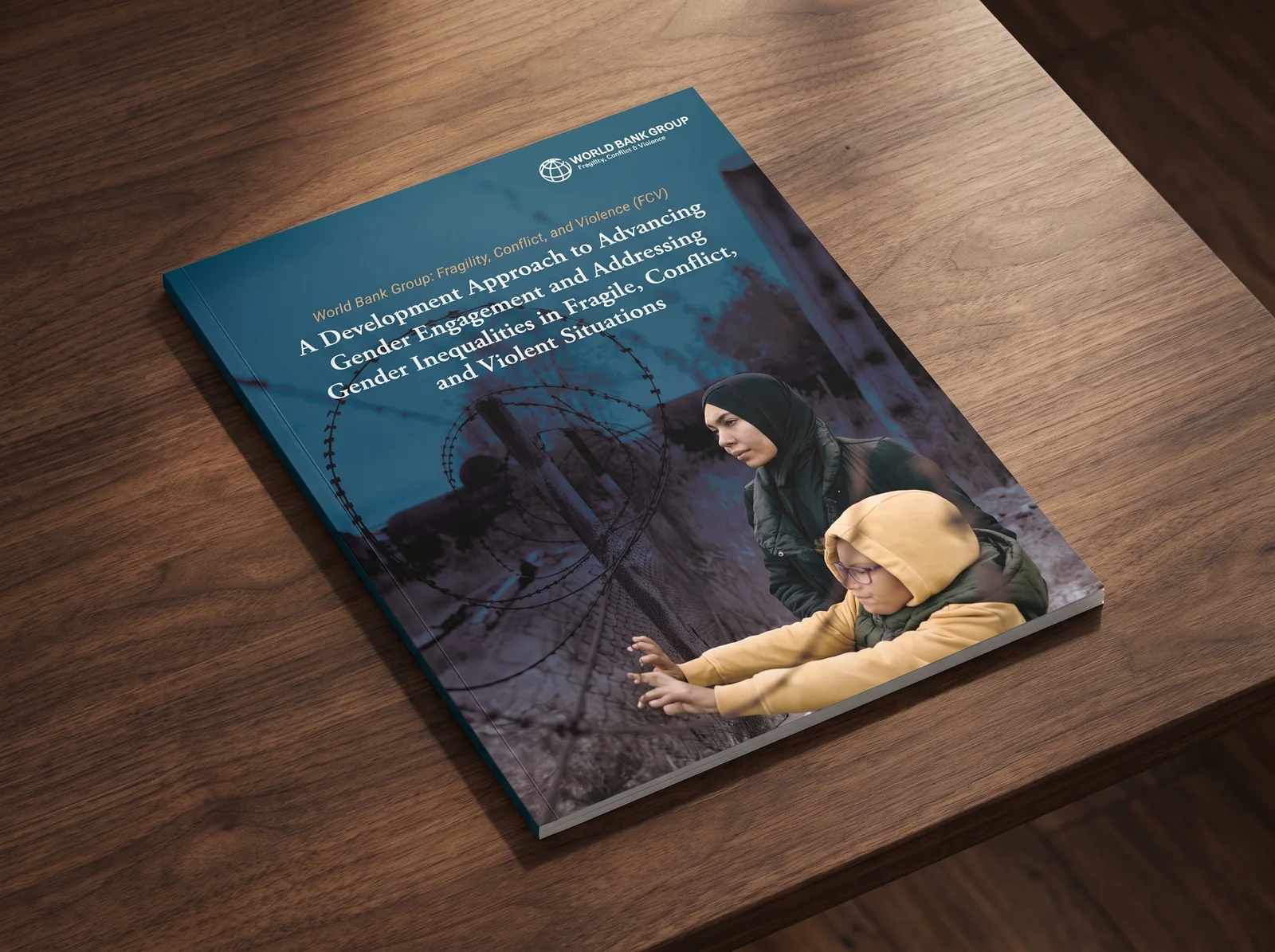 Editorial design for a flagship development approach paper.