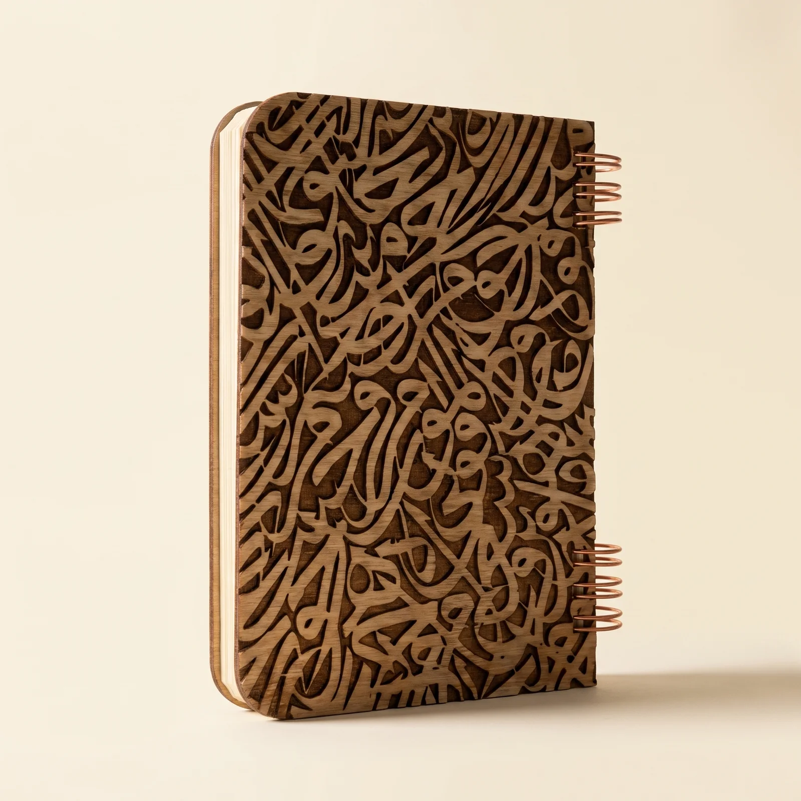 Five hundred objects cut and engraved in wood, leather, glass, and stone.