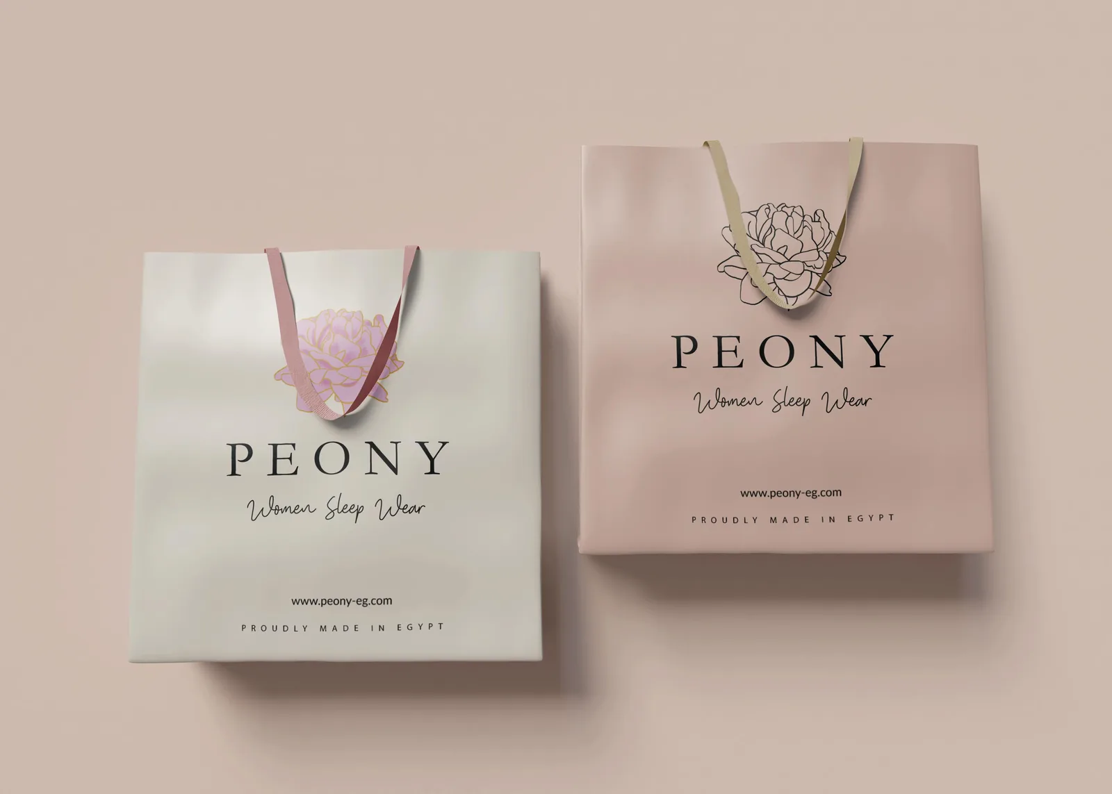 Peony Fashion Wear, Peony, Cairo: Retail bags, both colorways