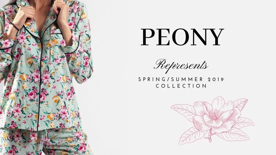 Peony Fashion Wear, Peony, Cairo: Spring campaign header, as shipped